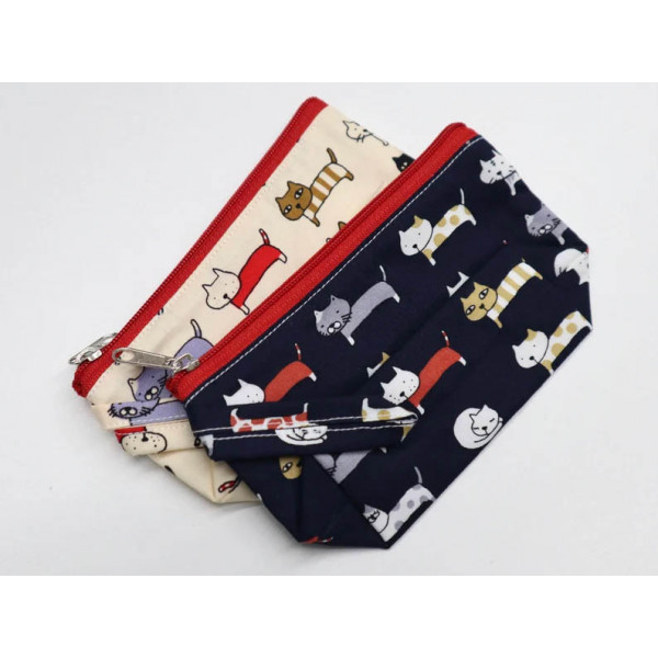 Mini Cat Zipper Bag, Coin Pouch, Small Pouch, Coin Purse 